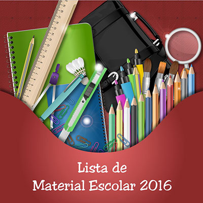 Lista de Material Escolar 2016